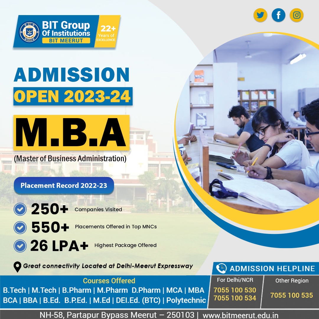 MBA Admission in Meerut