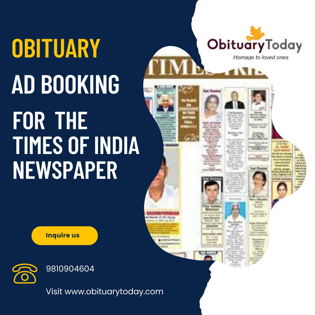 TOI Obituary Ads