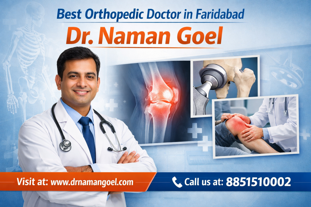 Best Orthopedic Doctor in Faridabad – Expert Care by Dr. Naman Goel