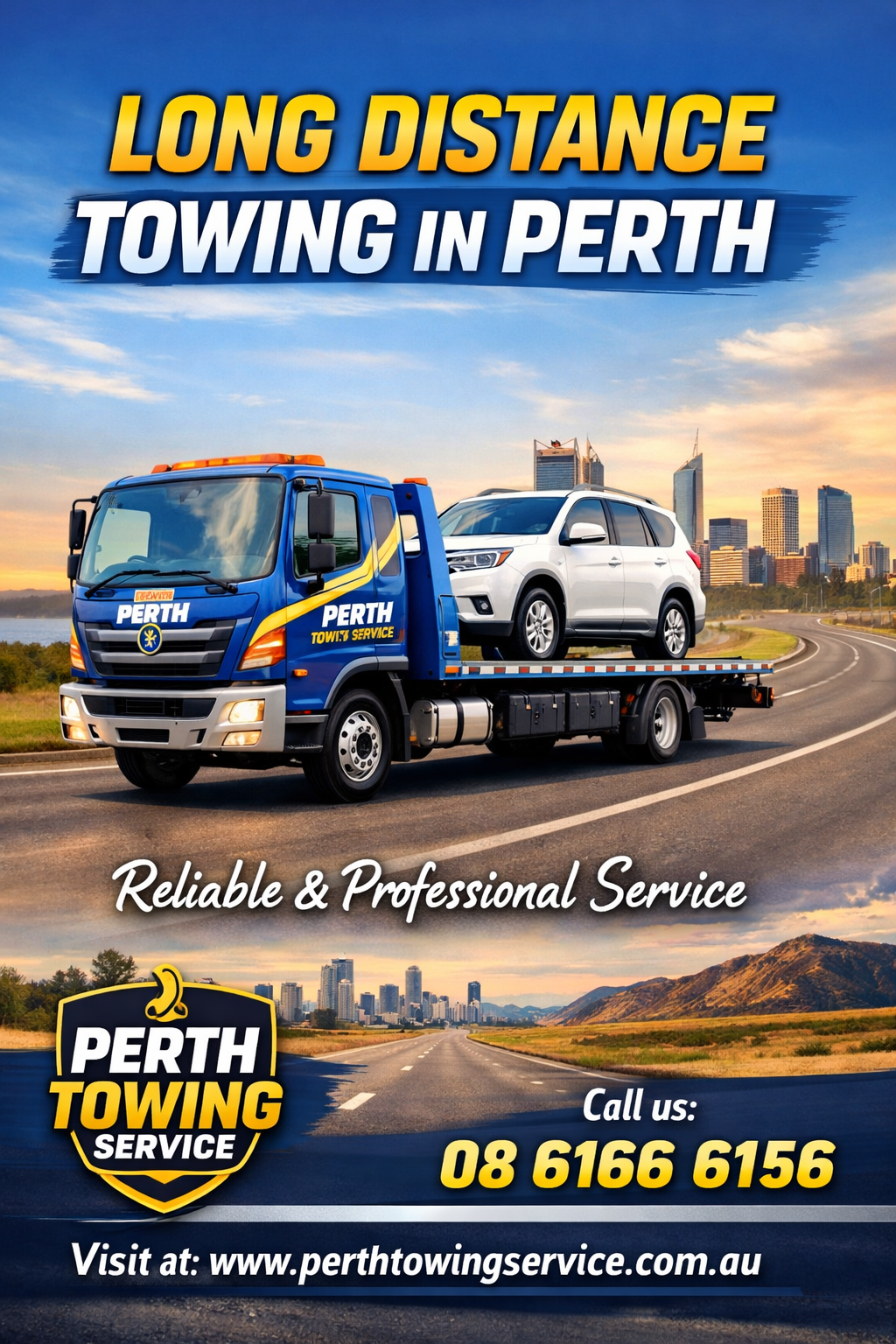 Long distance towing in Perth