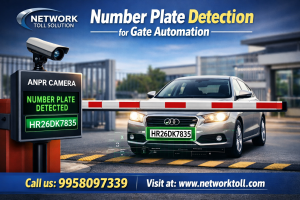 Number plate detection for gate automation