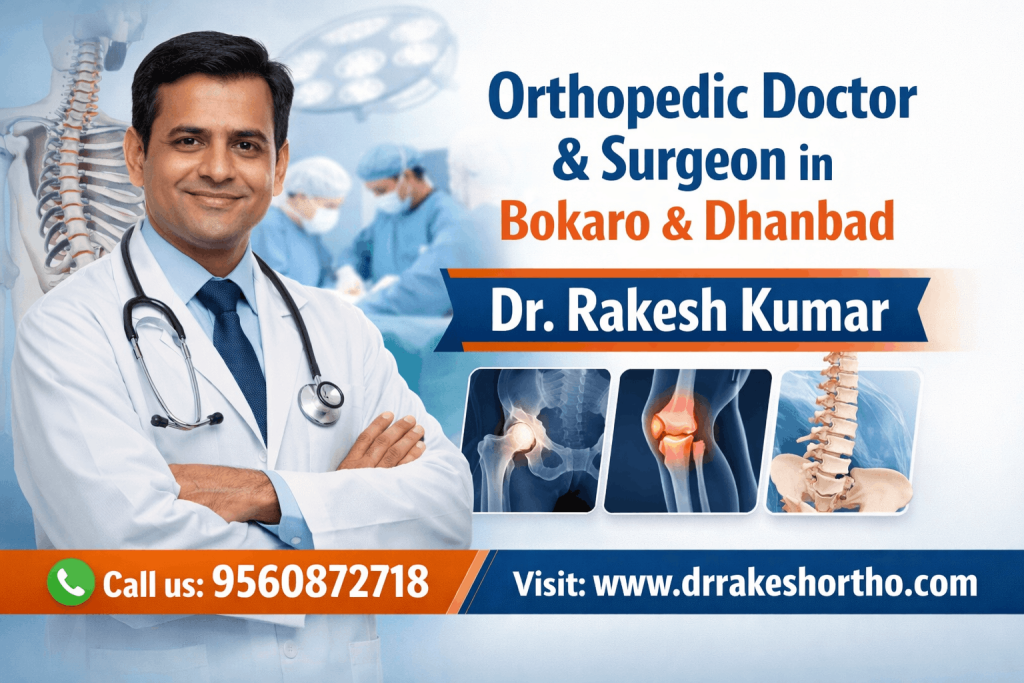 Why Dr. Rakesh Kumar is a Trusted Orthopedic Doctor and Joint Replacement Surgeon in Dhanbad
