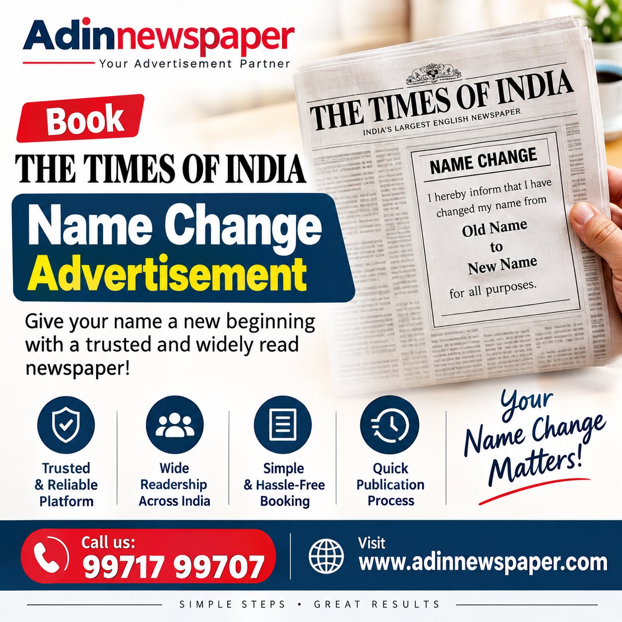 TOI Name Change Ads